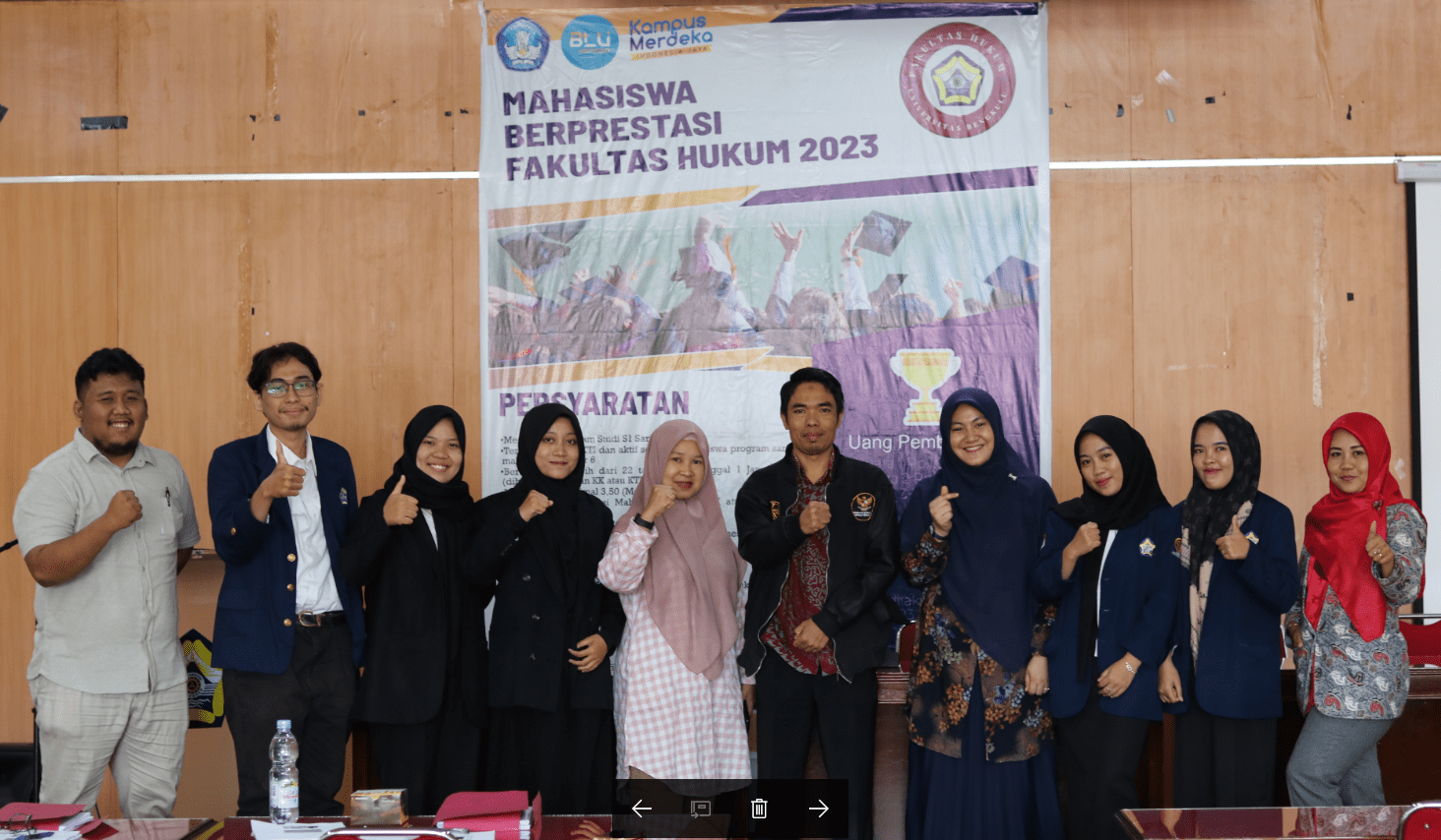 Selection of Outstanding Students at the Faculty of Law in 2023